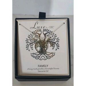 Luxe By CBC Family Tree Necklace Set